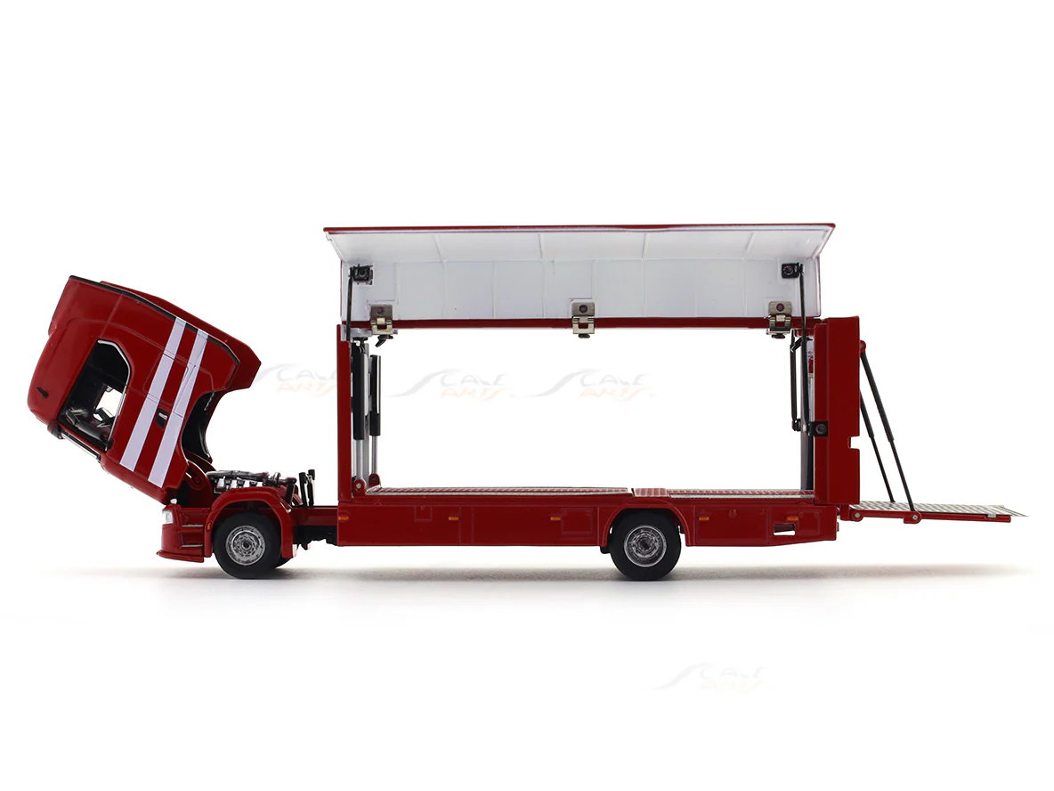 Scania S730 Car Carrier Red 1:64 GCD diecast scale model car miniature car collectible - Image 7