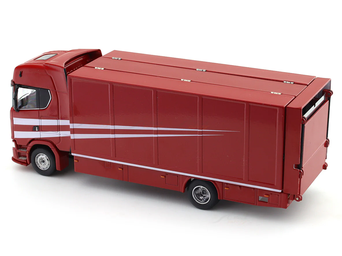 Scania S730 Car Carrier Red 1:64 GCD diecast scale model car miniature car collectible - Image 9