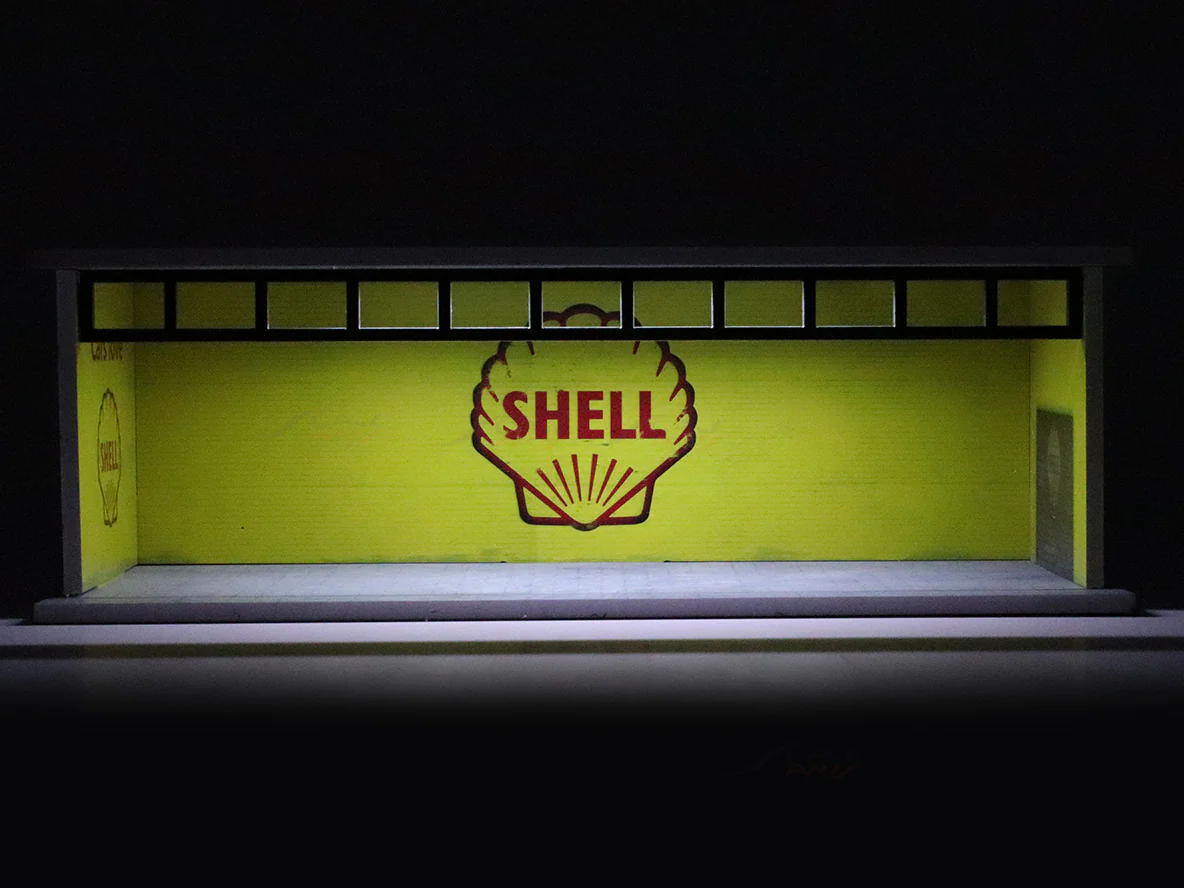 Shell Garage Design A diorama for 1:64 Scale Arts India - Image 3