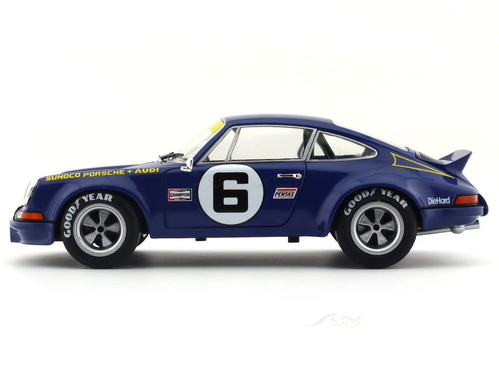 Solido 1:18 1973 Porsche 911 RSR #6 diecast Scale Model collectible - Image 2