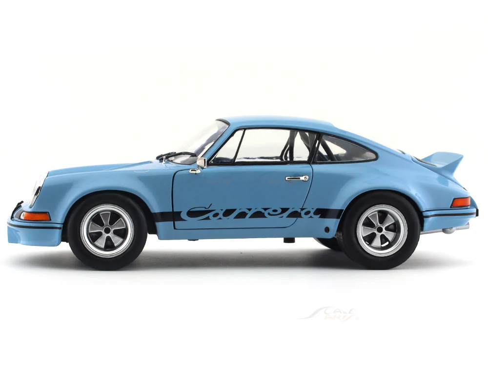 Solido 1:18 1973 Porsche 911 RSR blue diecast Scale Model collectible - Image 2