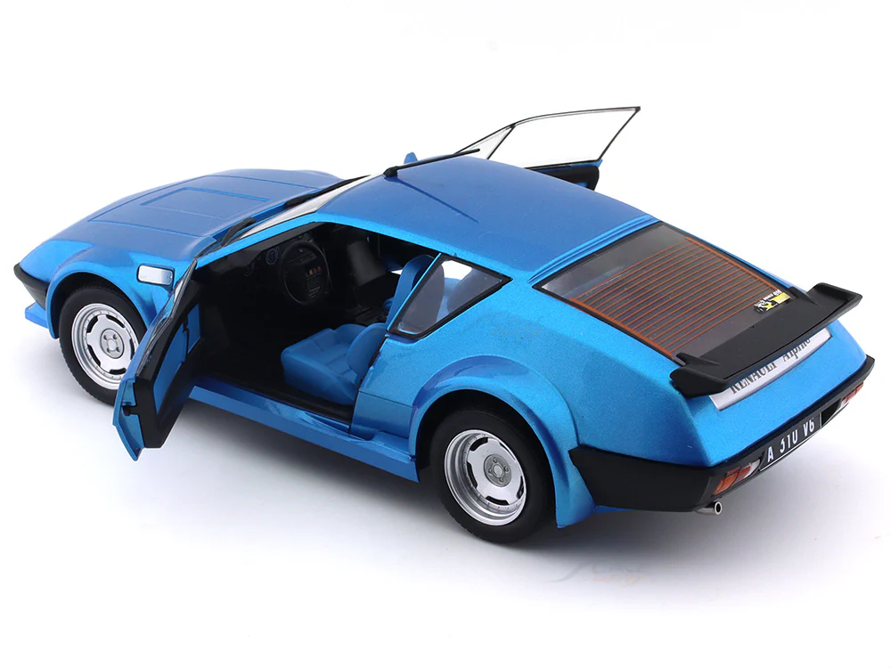 Solido 1:18 1983 Renault Alpine A310 V6 GT blue diecast Scale Model collectible - Image 16