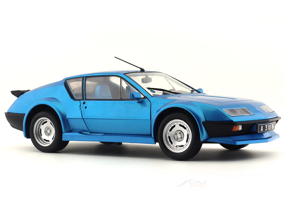 Solido 1:18 1983 Renault Alpine A310 V6 GT blue diecast Scale Model collectible - Image 6