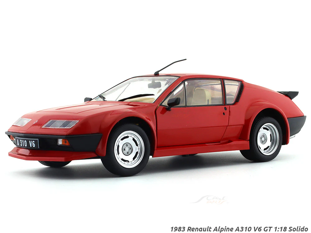 Solido 1:18 1983 Renault Alpine A310 V6 GT red diecast Scale Model collectible