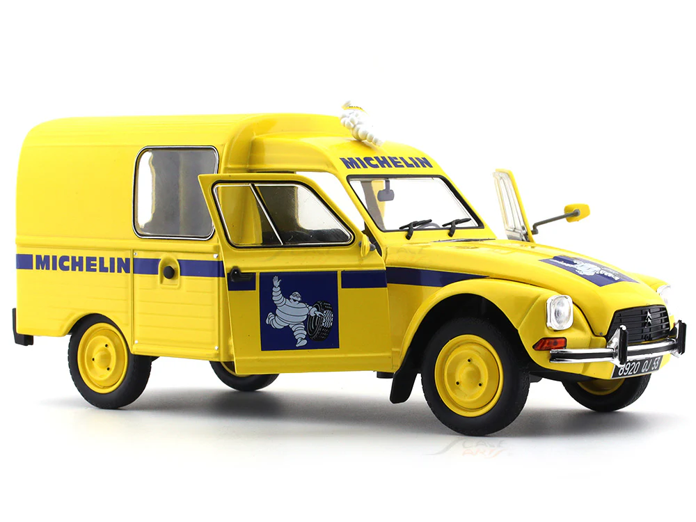 Solido 1:18 1984 Citroen Acadiane Michlin Van diecast Scale Model collectible - Image 12