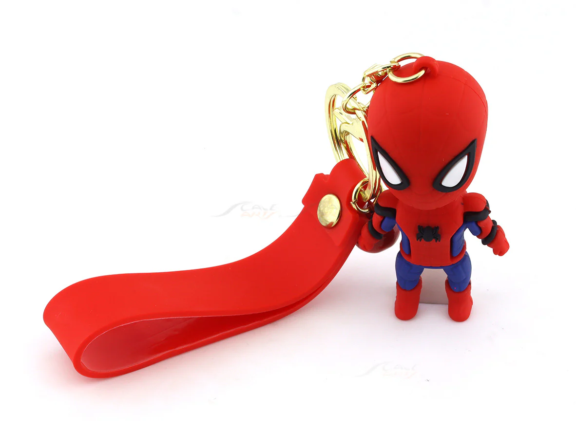 Spiderman Silicon keyring / keychain