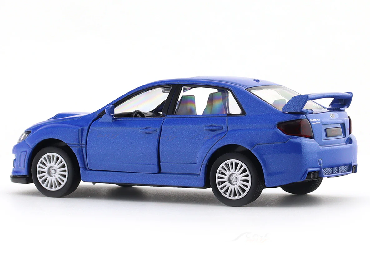 Subaru WRX STi Blue 1:33-42 RMZ City licensed pull back car scale model - Image 3