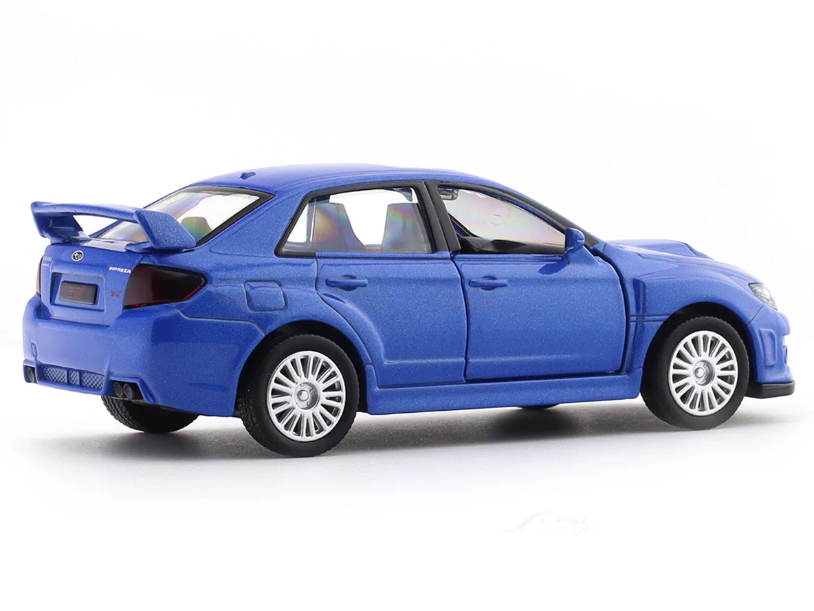 Subaru WRX STi Blue 1:33-42 RMZ City licensed pull back car scale model - Image 4