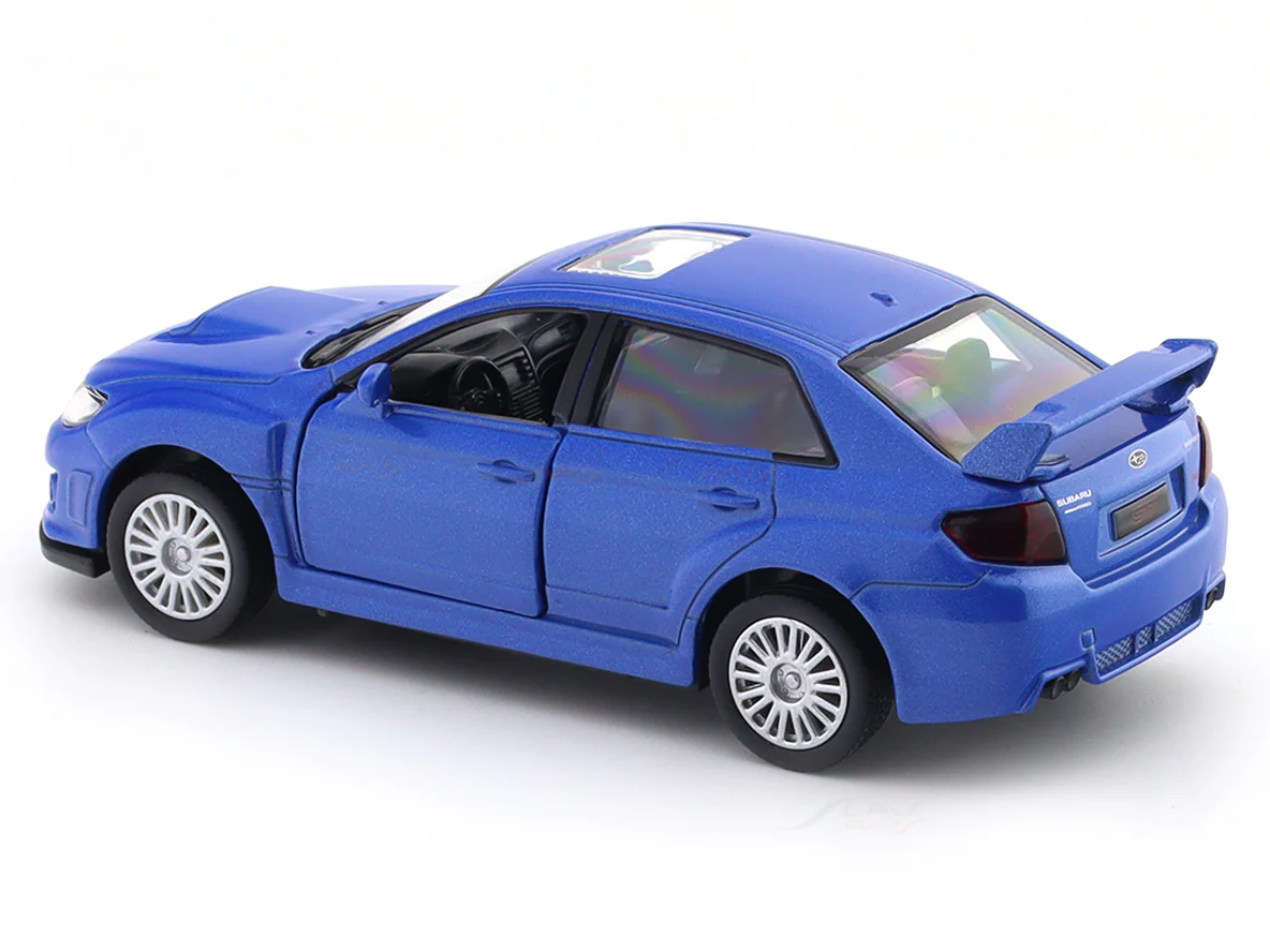 Subaru WRX STi Blue 1:33-42 RMZ City licensed pull back car scale model - Image 8