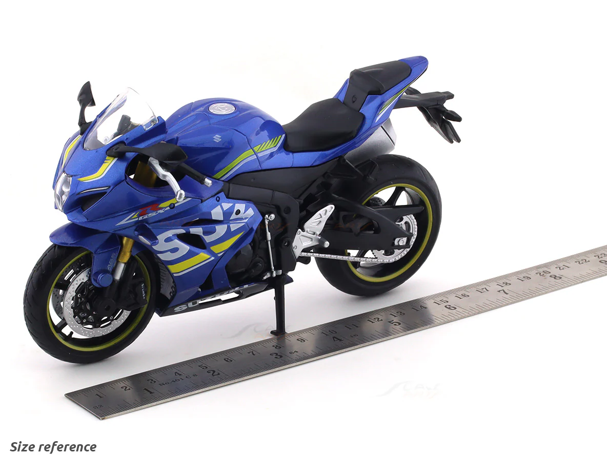 Suzuki GSX R1000 Blue 1:12 MSZ licensed diecast scale model bike collectible - Image 9