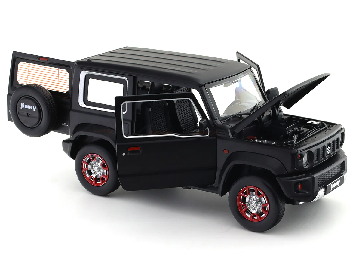 Suzuki Jimny Matte Black 1:18 MSZ licensed diecast scale model car collectible - Image 15