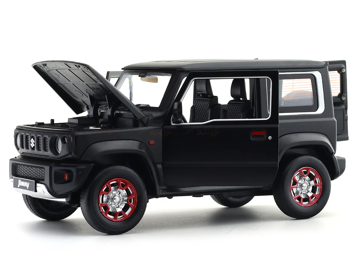 Suzuki Jimny Matte Black 1:18 MSZ licensed diecast scale model car collectible - Image 7