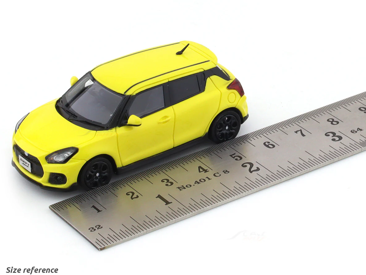 Suzuki Swift Sports yellow 1:64 YTM Resin scale car collectible - Image 2