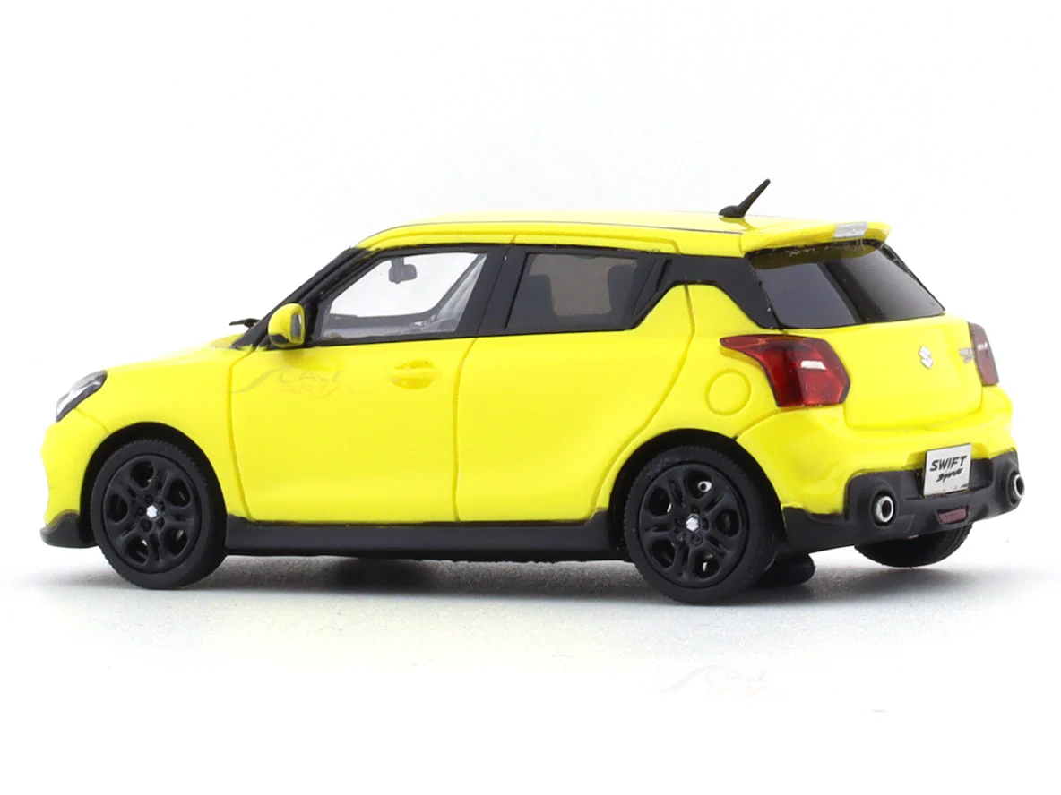 Suzuki Swift Sports yellow 1:64 YTM Resin scale car collectible - Image 4