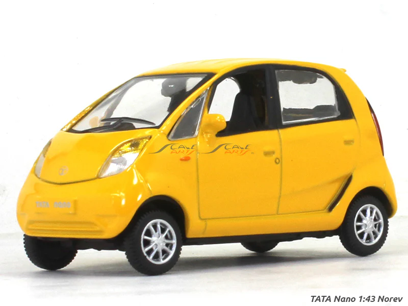 Tata Nano yellow 1:43 Norev diecast Scale Model Car