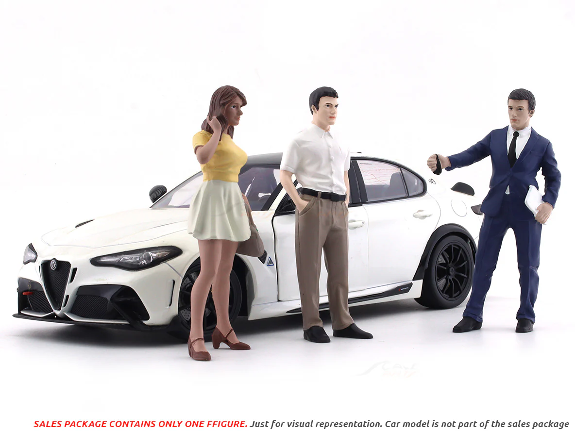 The Dealership Customer I 1:18 American Diorama Figure for scale models - Image 5