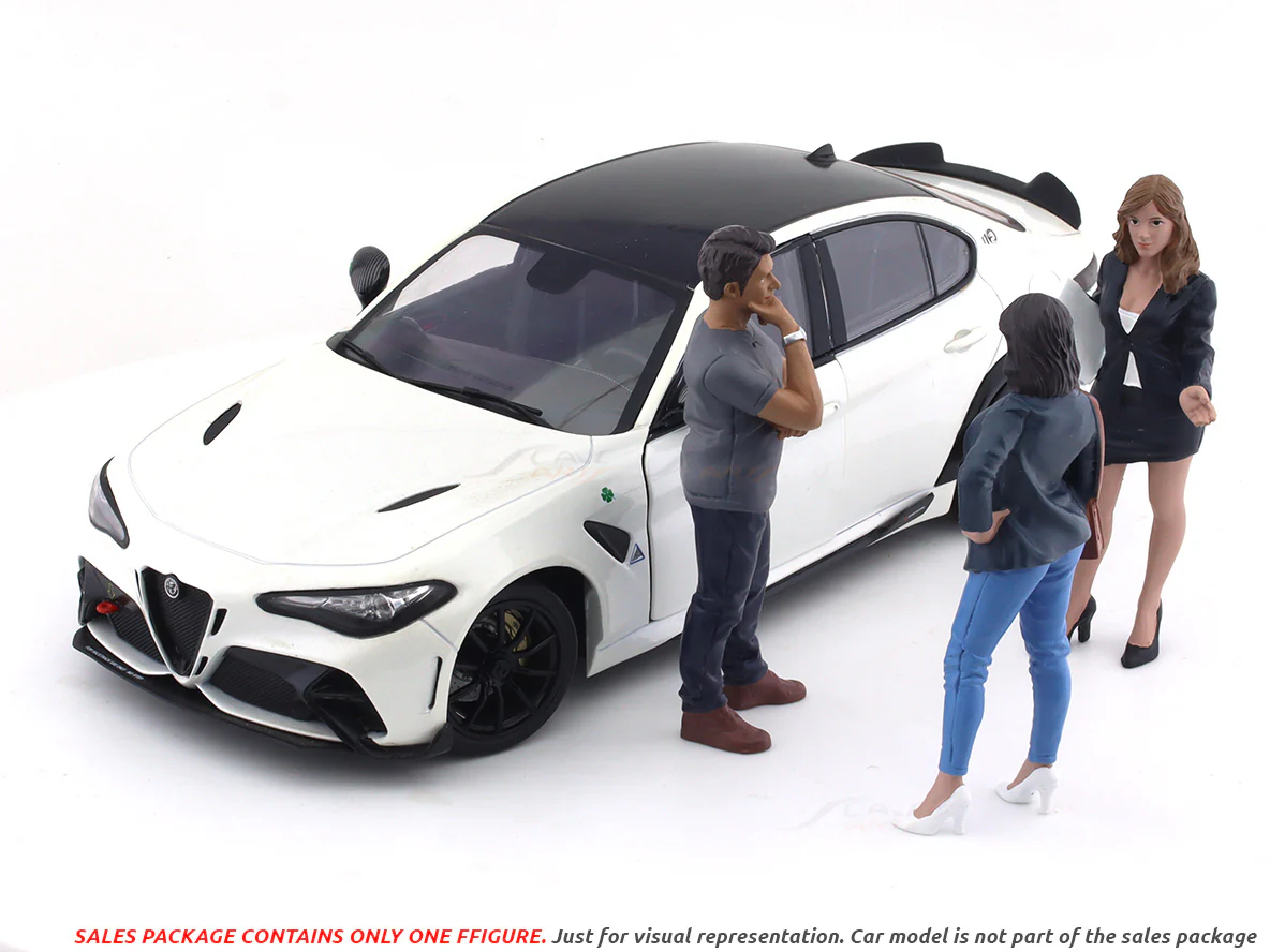 The Dealership Customer IV 1:18 American Diorama Figure for scale models - Image 6