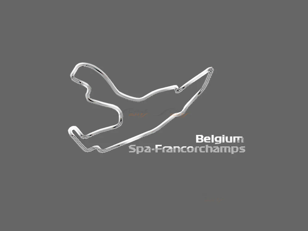 Top 5 F1 tracks chrome plated stickers - Image 5