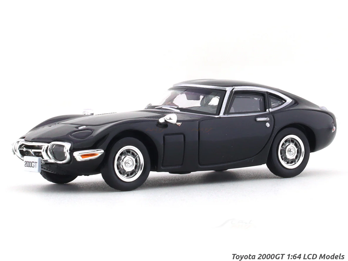 Toyota 2000GT black 1:64 LCD Models diecast scale model car miniature