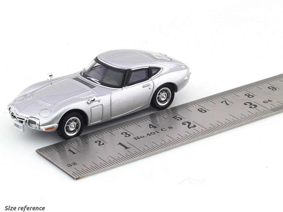 Toyota 2000GT silver 1:64 LCD Models diecast scale model car miniature - Image 9