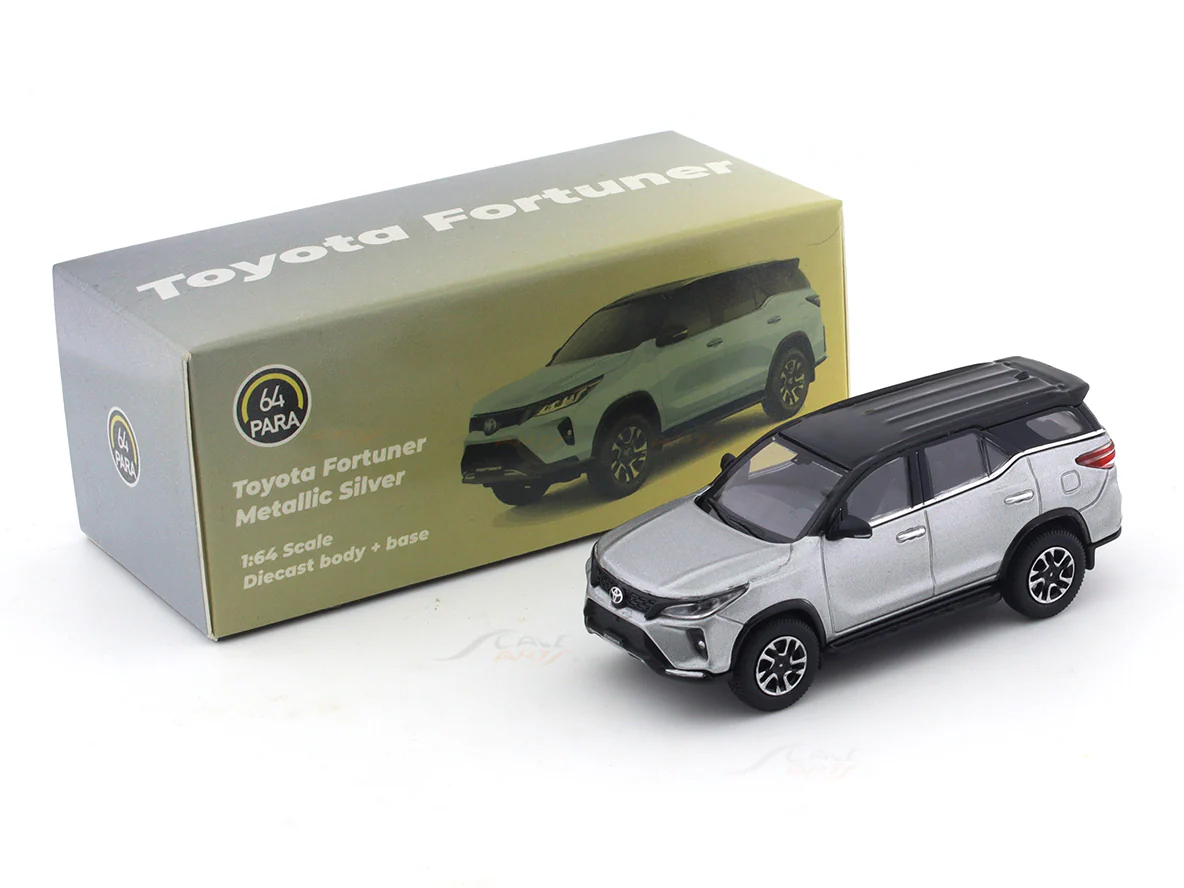 Toyota Fortuner Legender Silver 1:64 Para64 licensed diecast scale model car miniature - Image 13