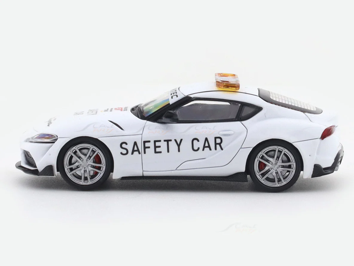 Toyota GR Supra Fanatic GT Safety with figure 1:64 Time Micro Diecast Scale Model Car Miniature - Image 3