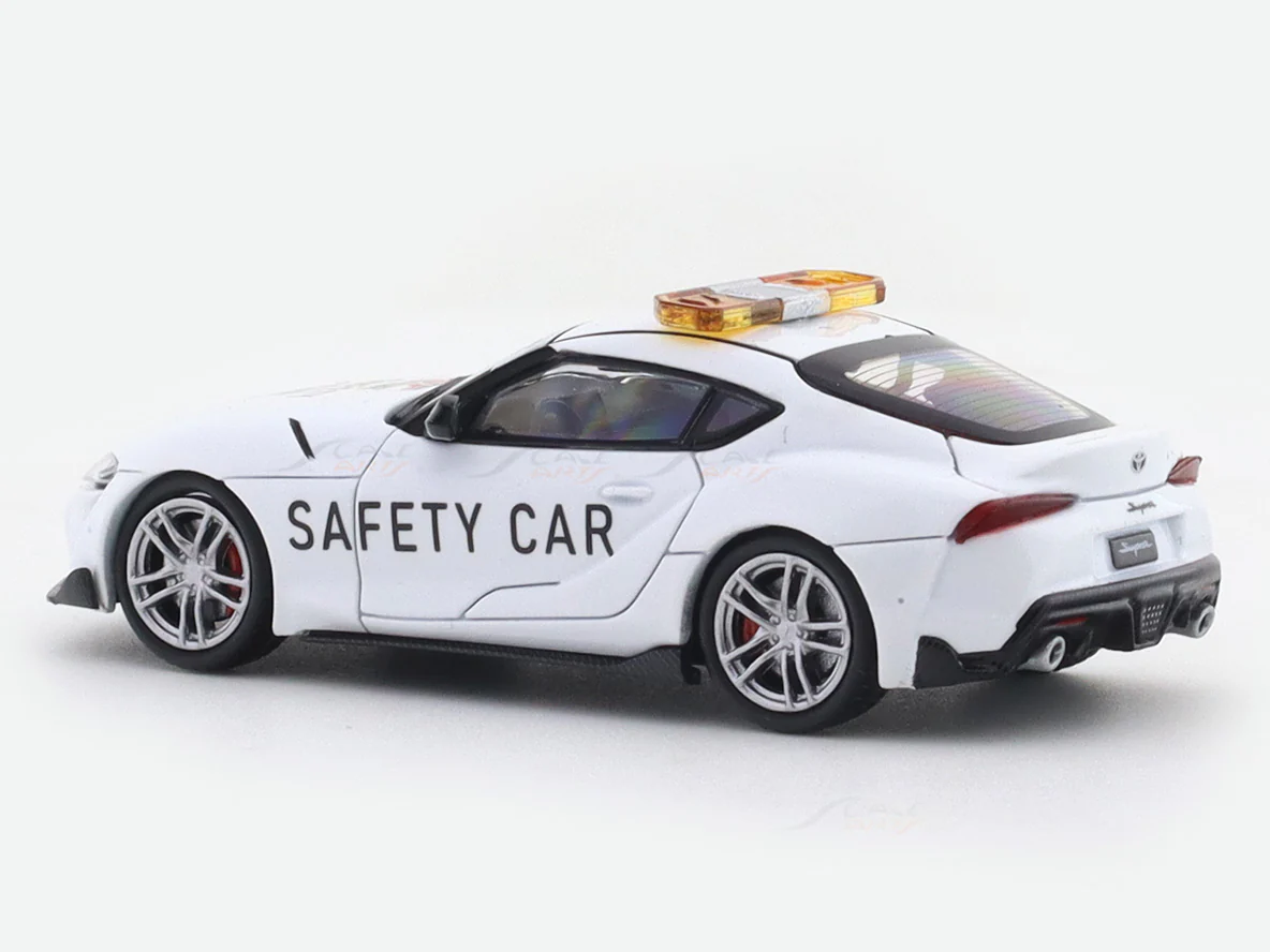 Toyota GR Supra Fanatic GT Safety with figure 1:64 Time Micro Diecast Scale Model Car Miniature - Image 4