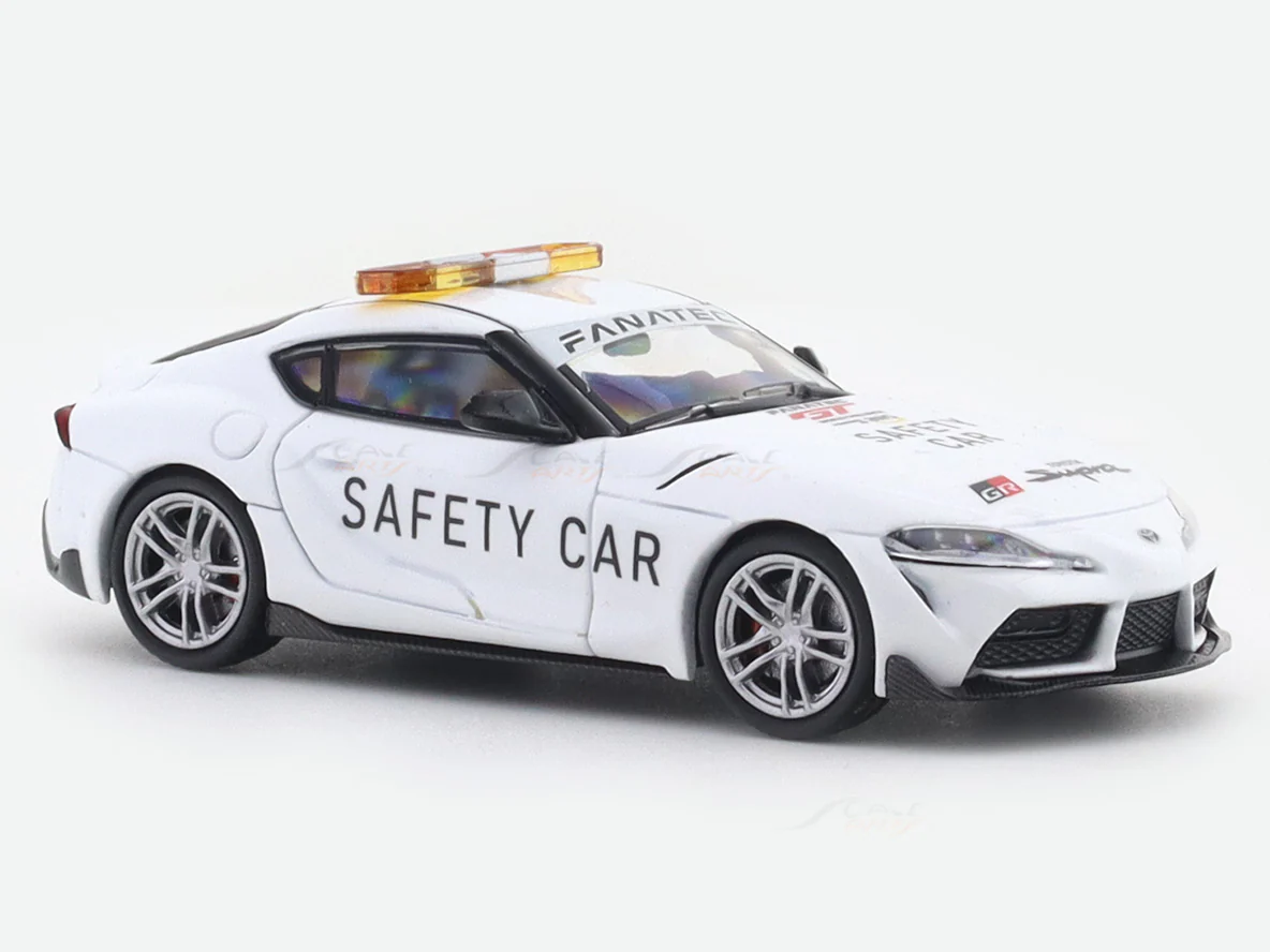 Toyota GR Supra Fanatic GT Safety with figure 1:64 Time Micro Diecast Scale Model Car Miniature - Image 7