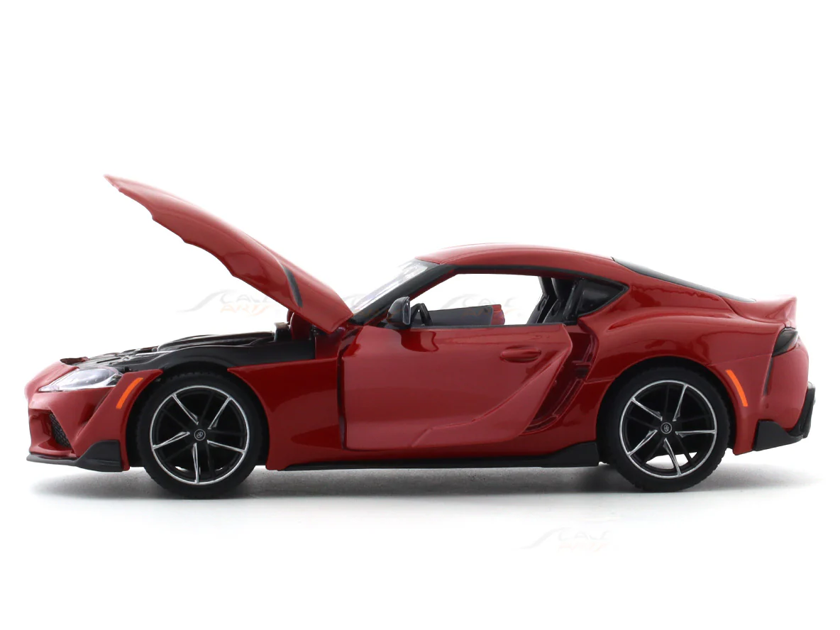Toyota GR Supra red 1:24 Maisto licensed diecast Scale Model car - Image 8
