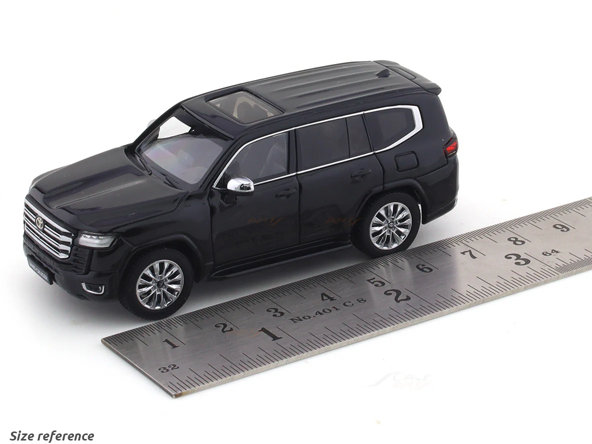 Toyota Land Cruiser LC300 ZX black 1:64 LCD Models diecast scale model car miniature - Image 9