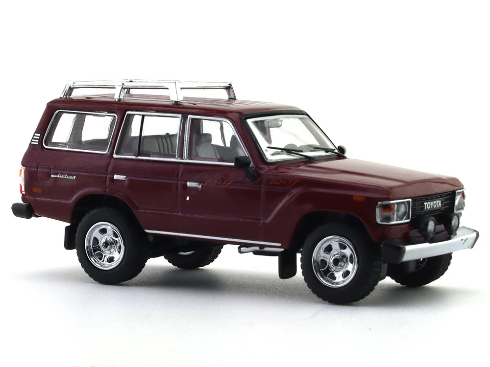 Toyota Land Cruiser LC60 red 1:64 GCD licensed diecast scale model car collectible - Image 6