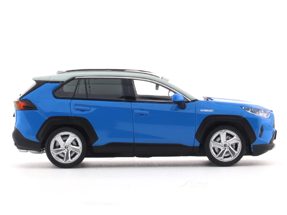 Toyota RAV4 blue 1:64 LCD Model diecast scale model car collectible - Image 5