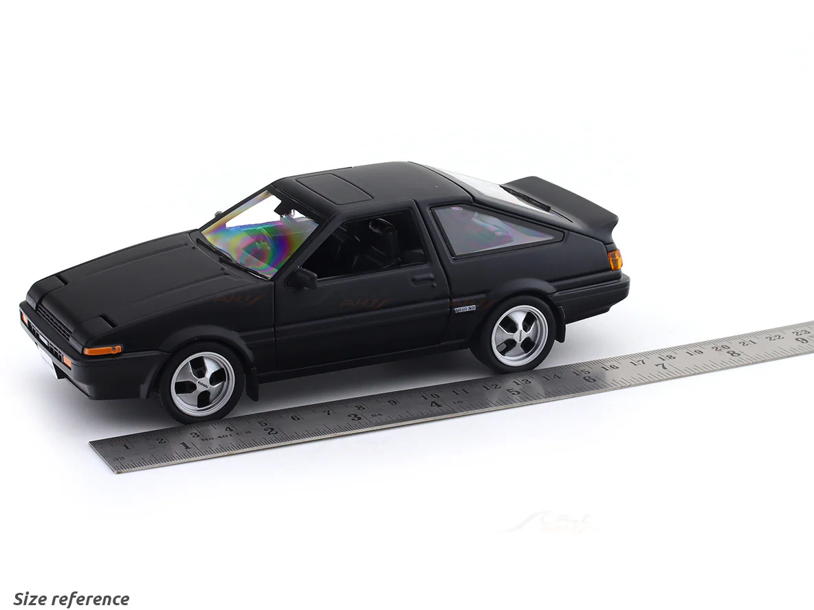 Toyota Sprinter Trueno AE86 Matte Black 1:24 Maisto licensed diecast Scale Model car collectible - Image 19