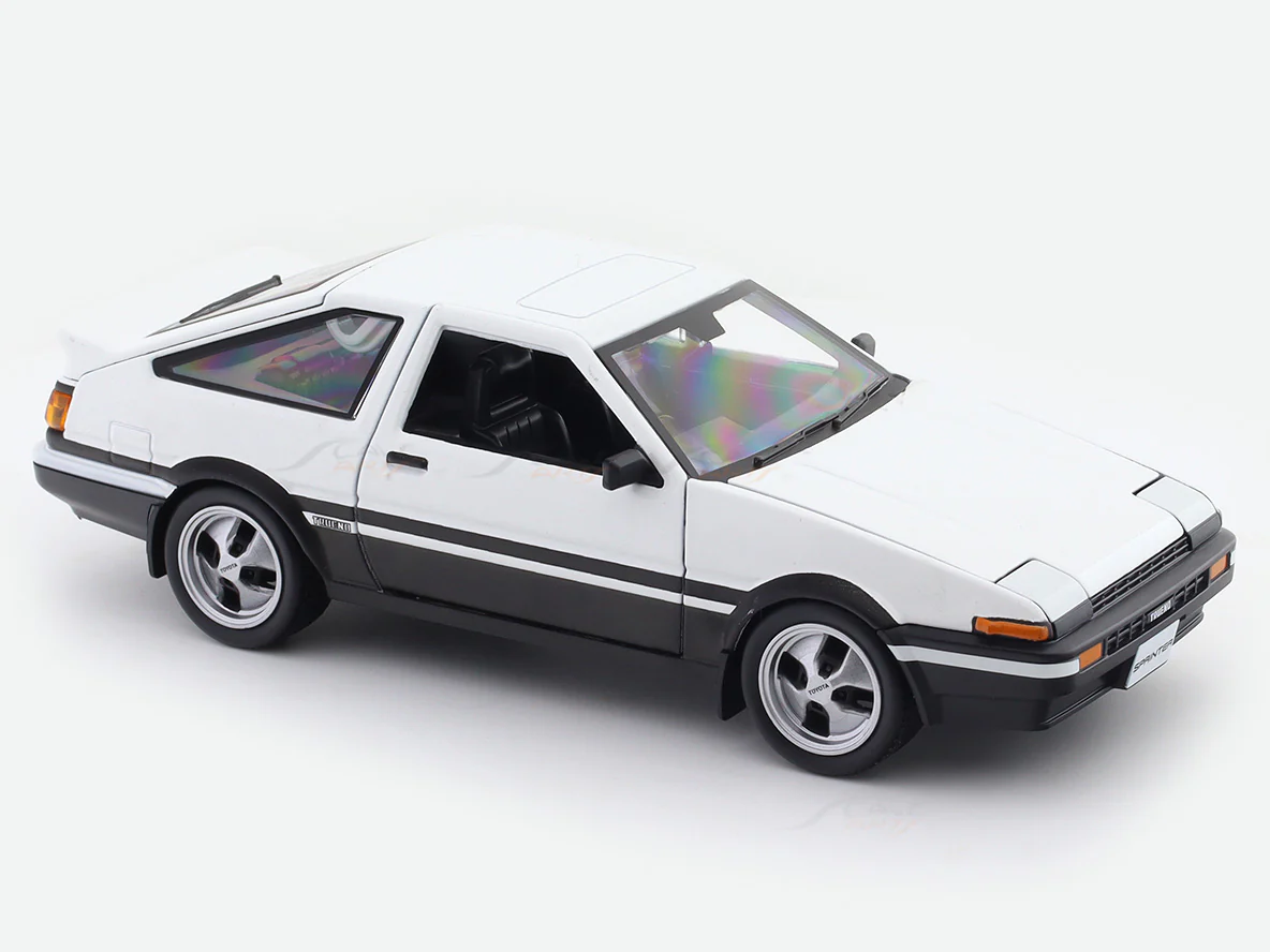 Toyota Sprinter Trueno AE86 White 1:24 Maisto licensed diecast Scale Model car collectible - Image 12