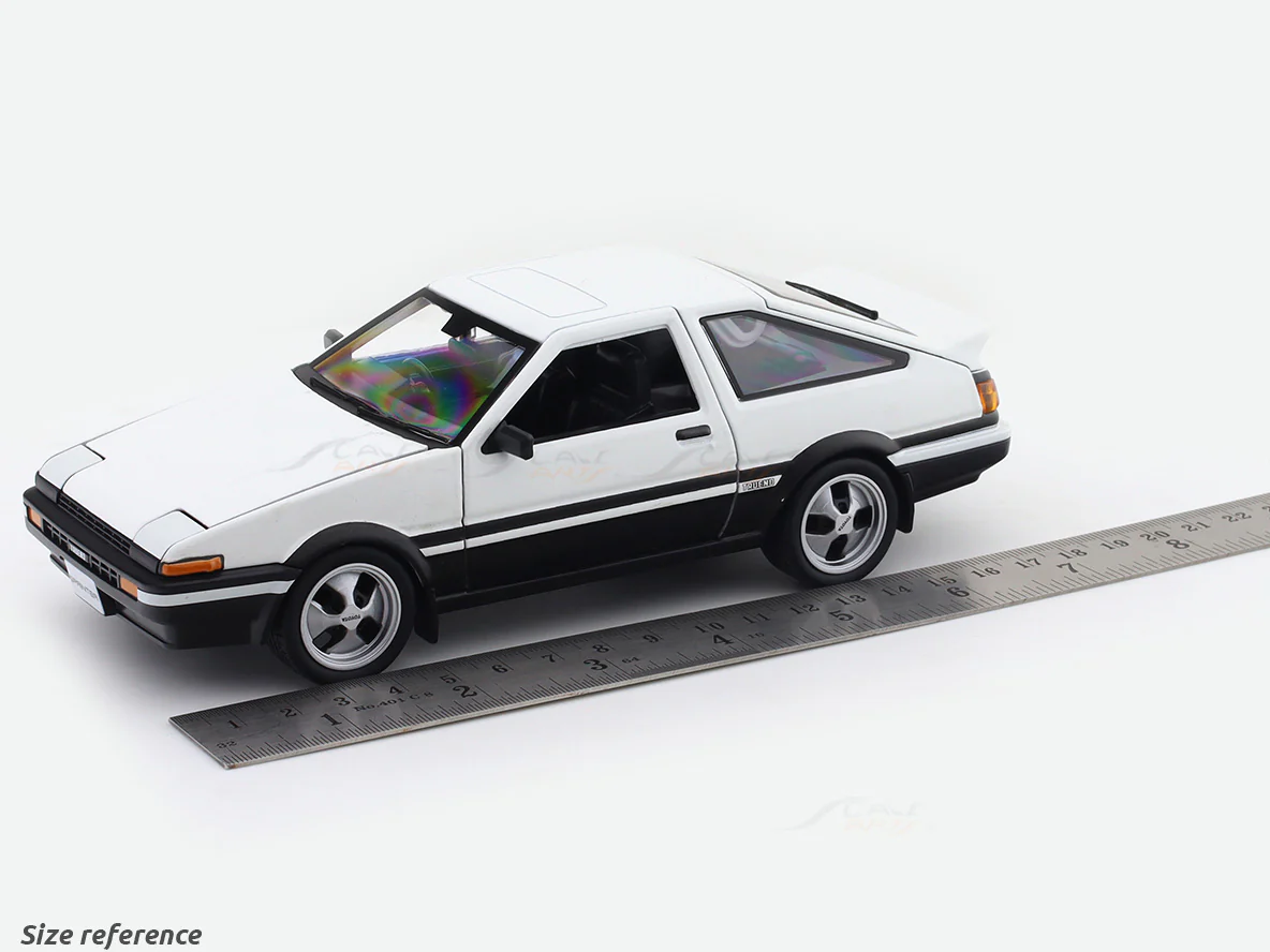 Toyota Sprinter Trueno AE86 White 1:24 Maisto licensed diecast Scale Model car collectible - Image 16