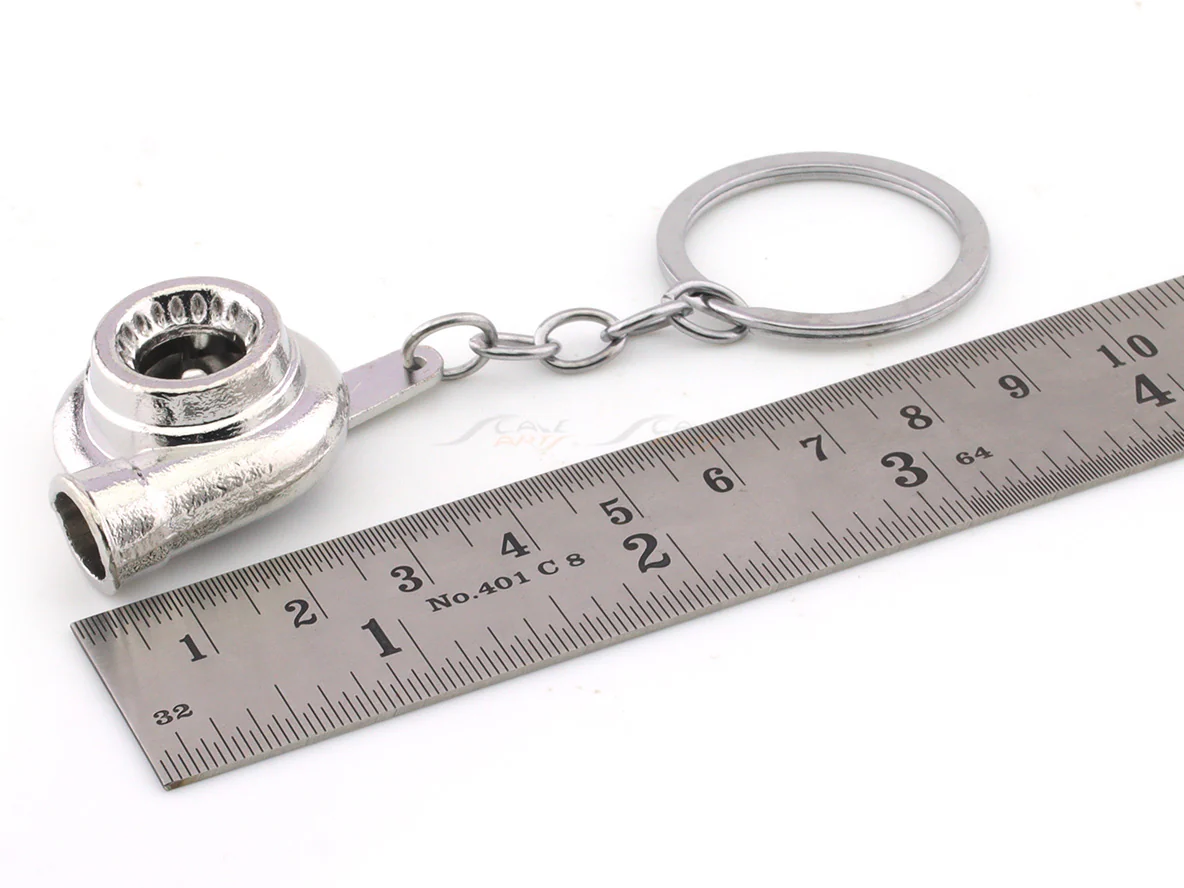 Turbo Golden metal keyring / keychain - Image 2