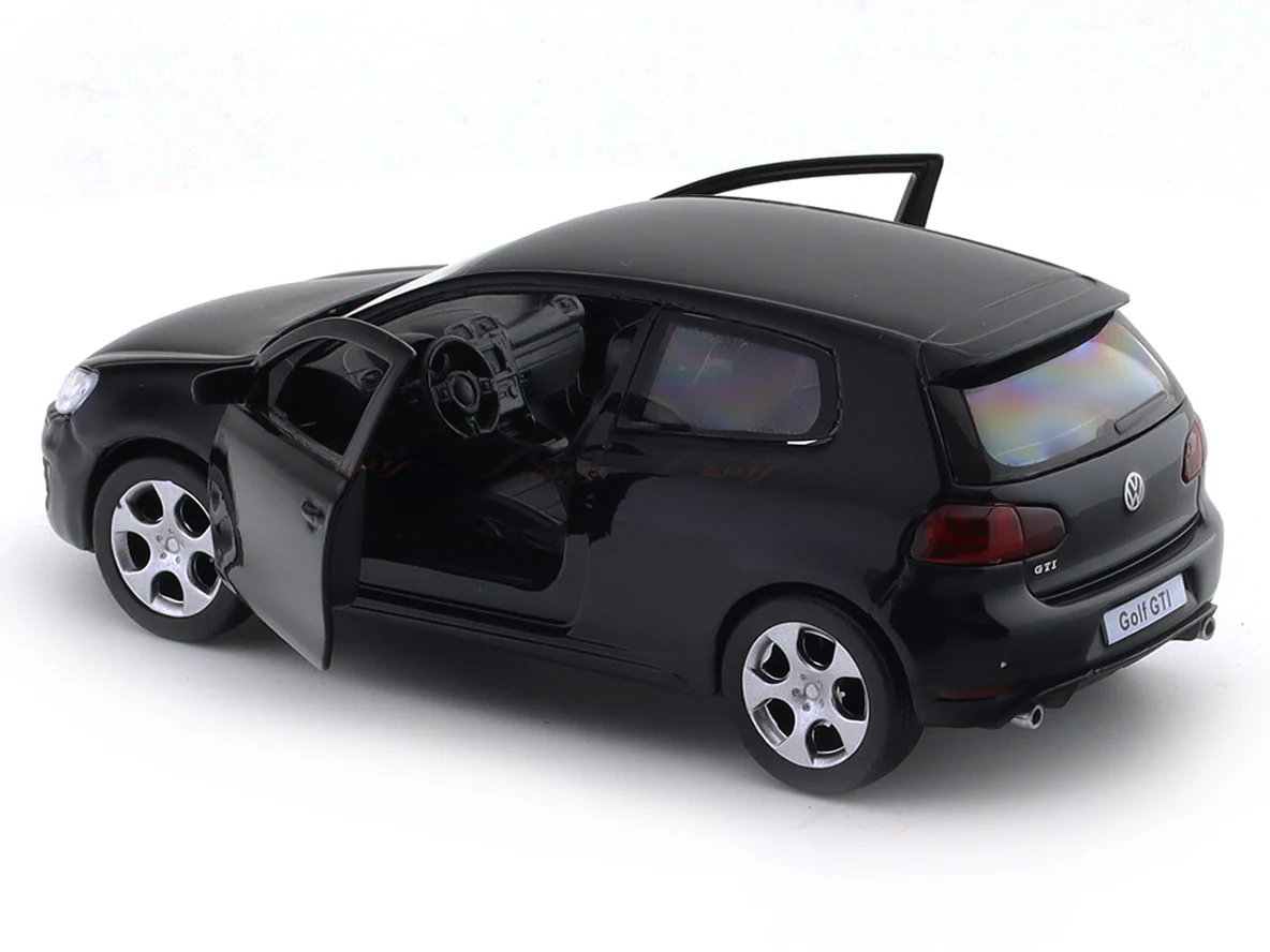 Volkswagen Golf GTi black 1:33-42 RMZ City licensed pull back car scale model - Image 10