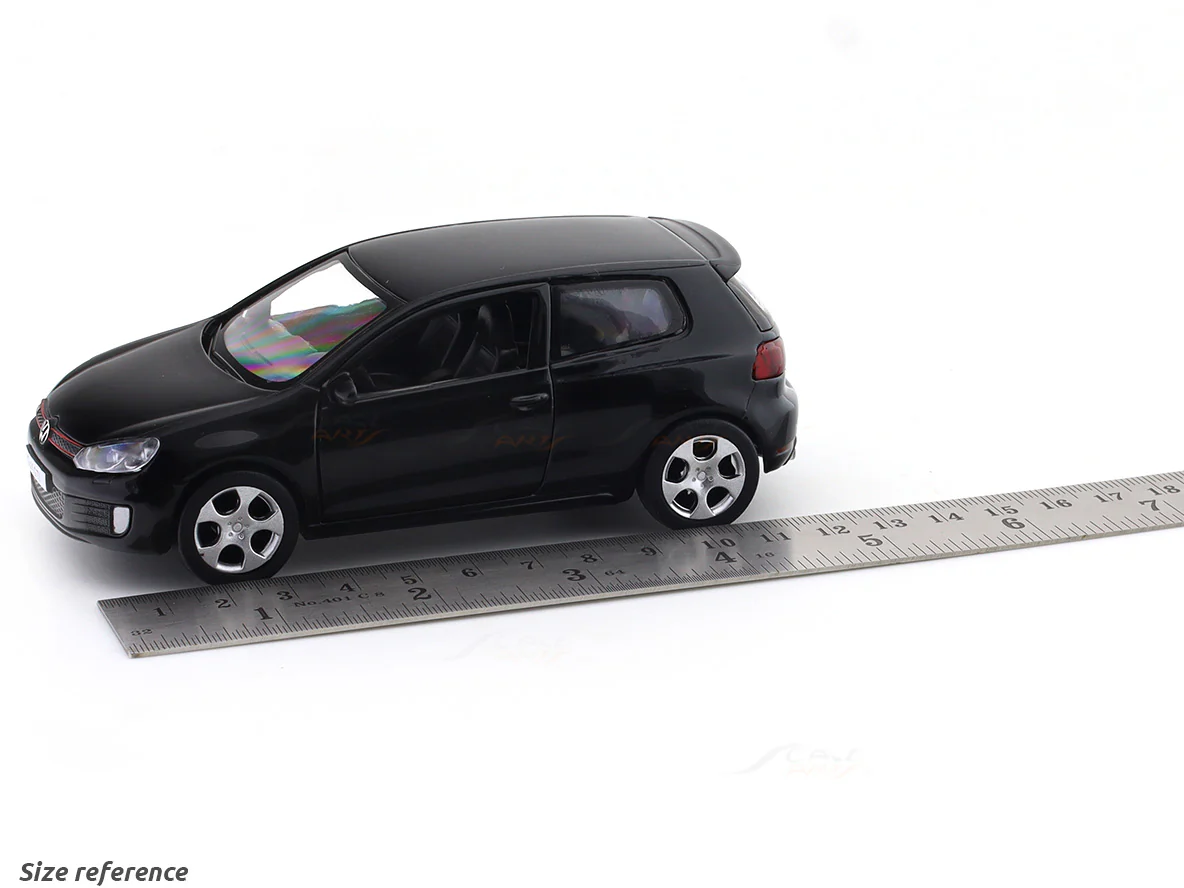 Volkswagen Golf GTi black 1:33-42 RMZ City licensed pull back car scale model - Image 11