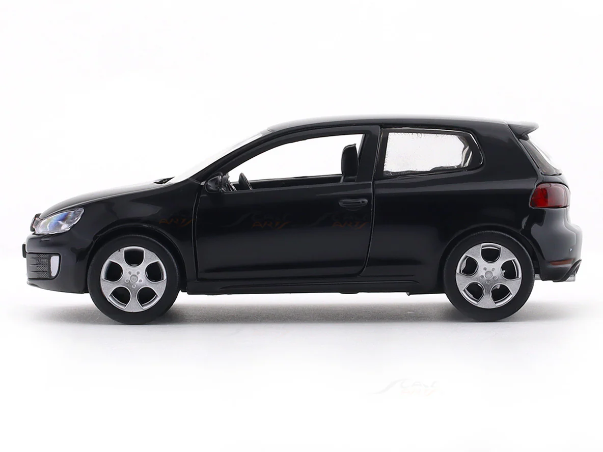 Volkswagen Golf GTi black 1:33-42 RMZ City licensed pull back car scale model - Image 2