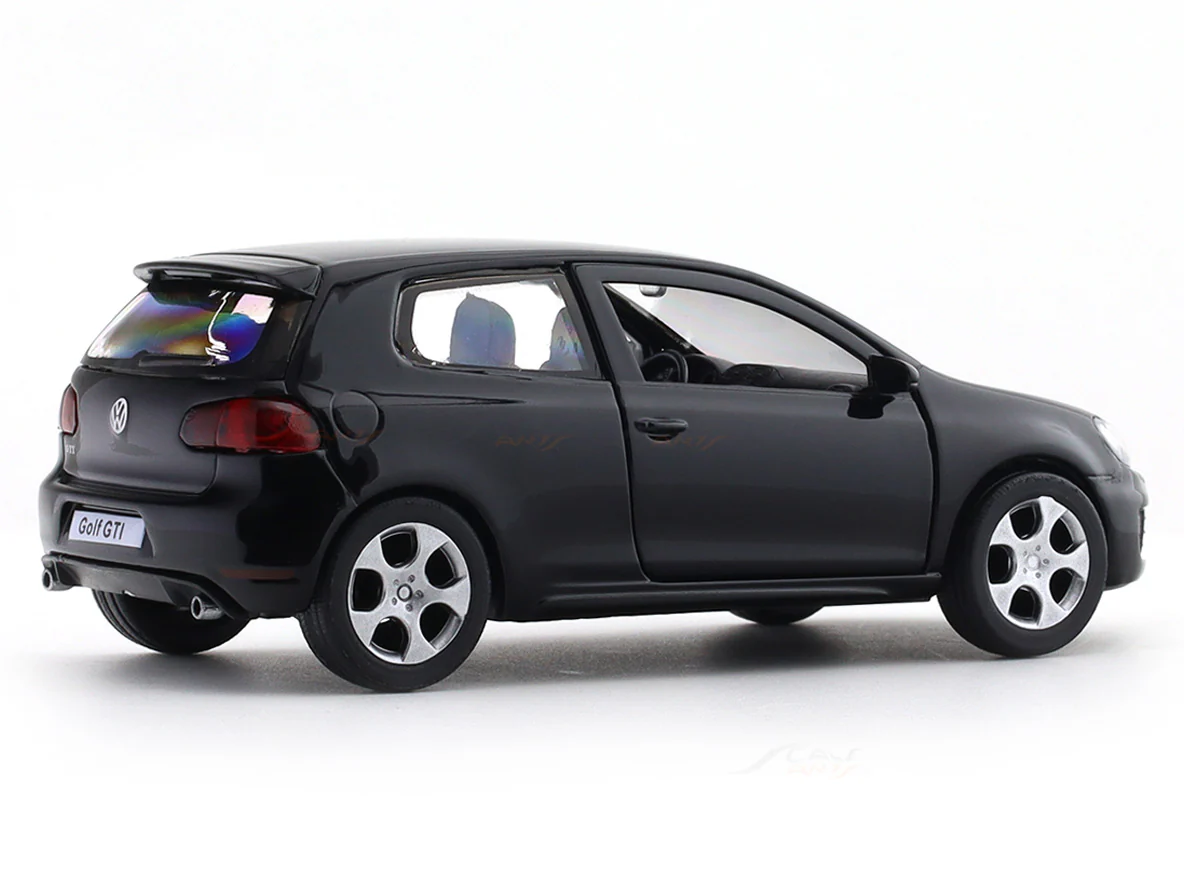 Volkswagen Golf GTi black 1:33-42 RMZ City licensed pull back car scale model - Image 4