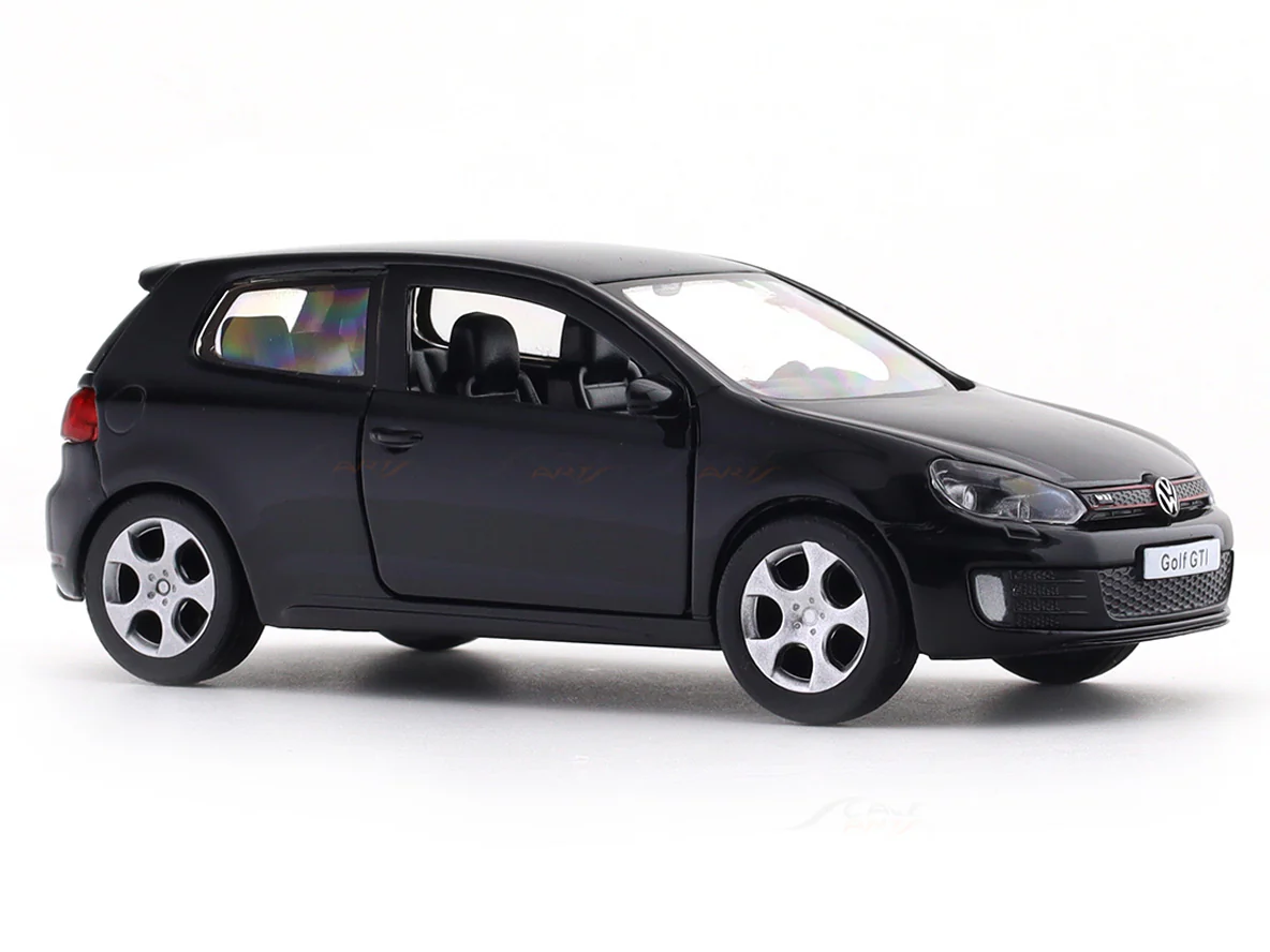 Volkswagen Golf GTi black 1:33-42 RMZ City licensed pull back car scale model - Image 6