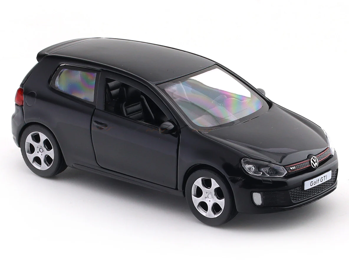 Volkswagen Golf GTi black 1:33-42 RMZ City licensed pull back car scale model - Image 7
