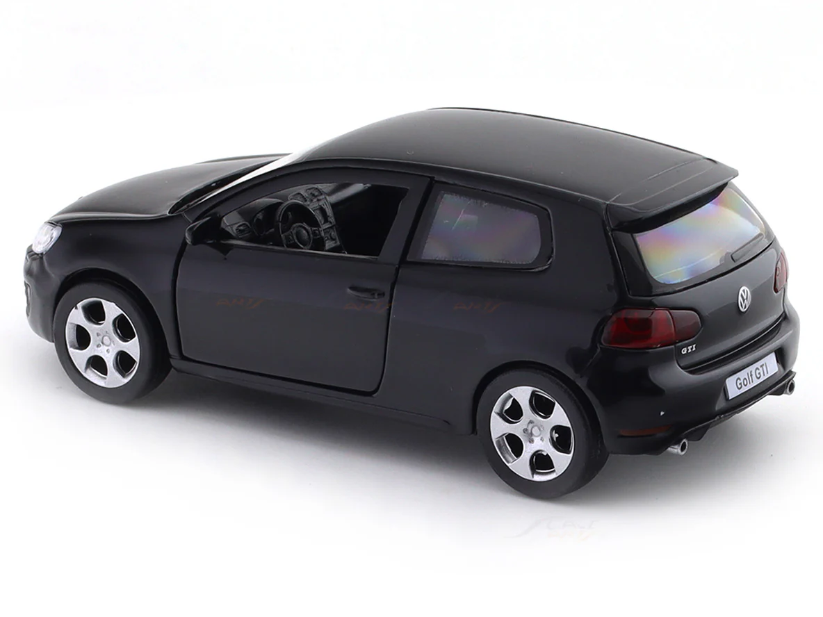 Volkswagen Golf GTi black 1:33-42 RMZ City licensed pull back car scale model - Image 8