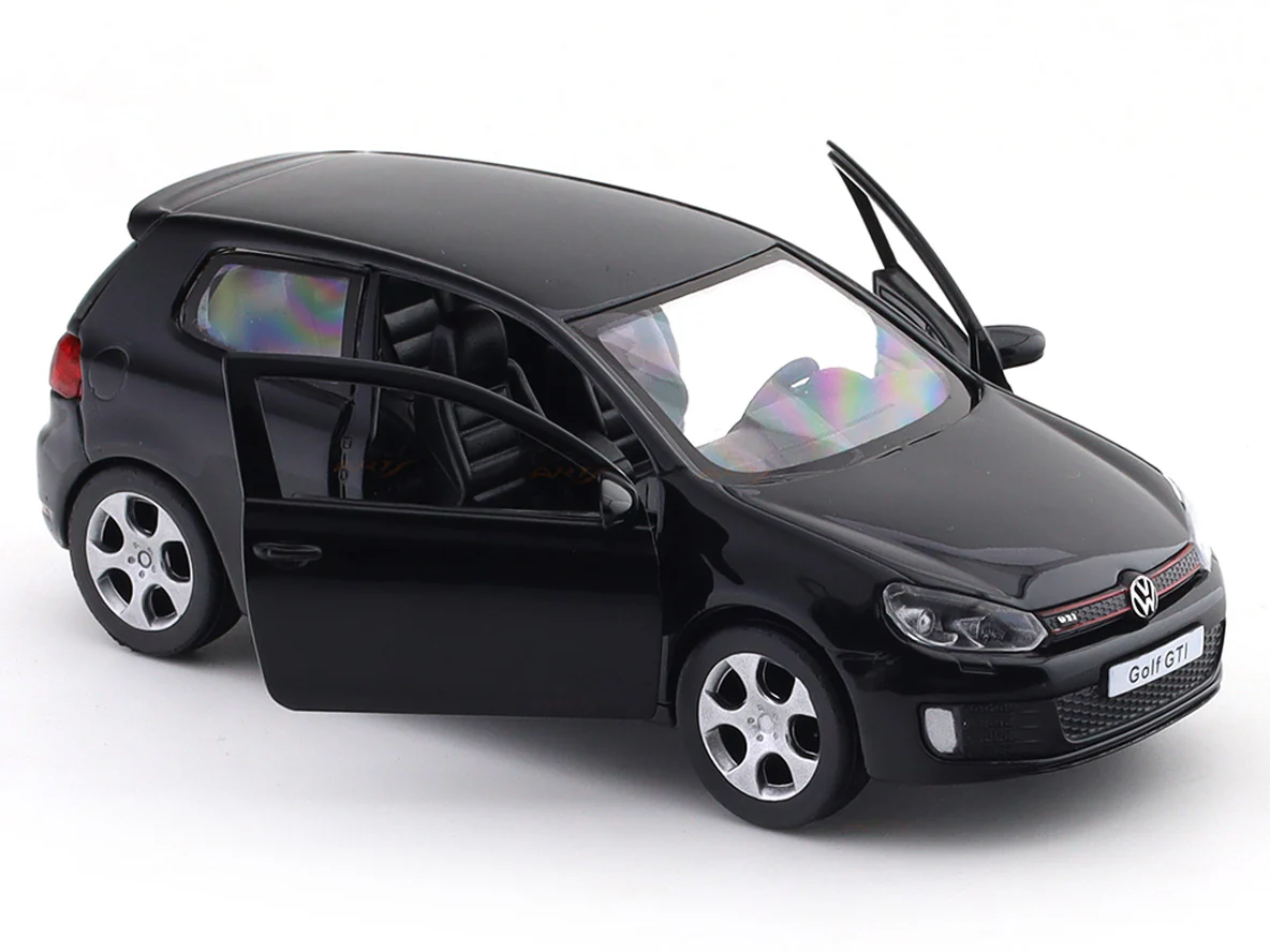 Volkswagen Golf GTi black 1:33-42 RMZ City licensed pull back car scale model - Image 9