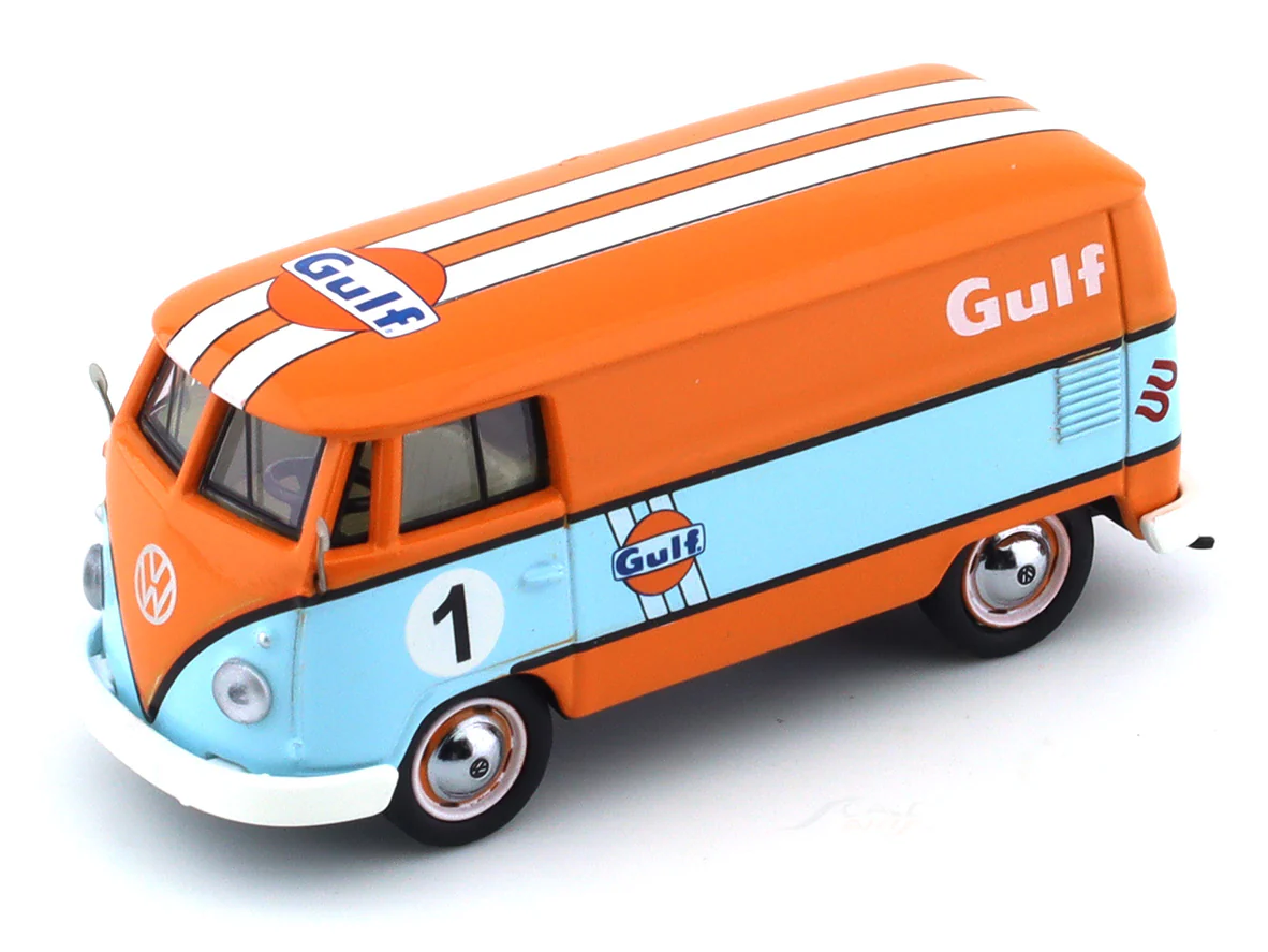 Volkswagen T1 Gulf #1 panel van 1:64 Mini Dream diecast scale model - Image 7