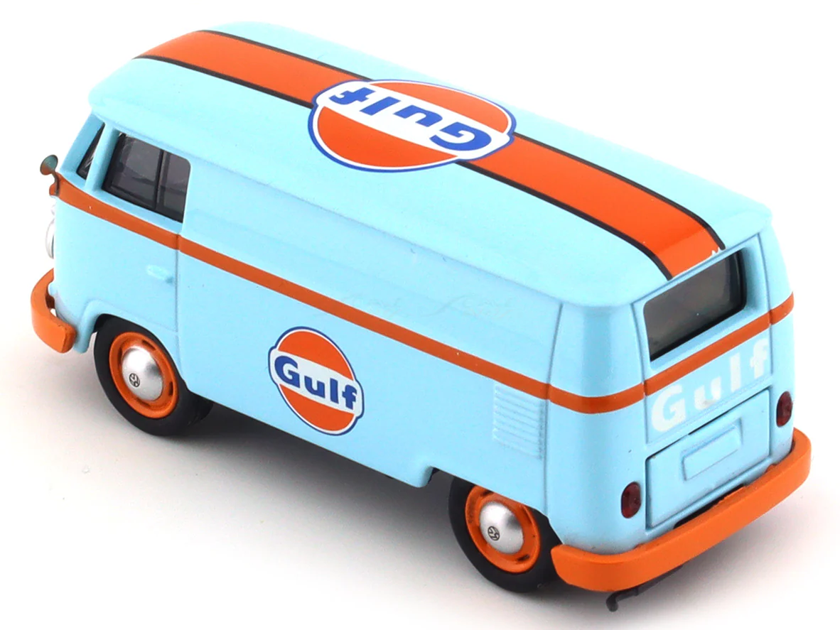 Volkswagen T1 Gulf panel van 1:64 Mini Dream diecast scale model - Image 8