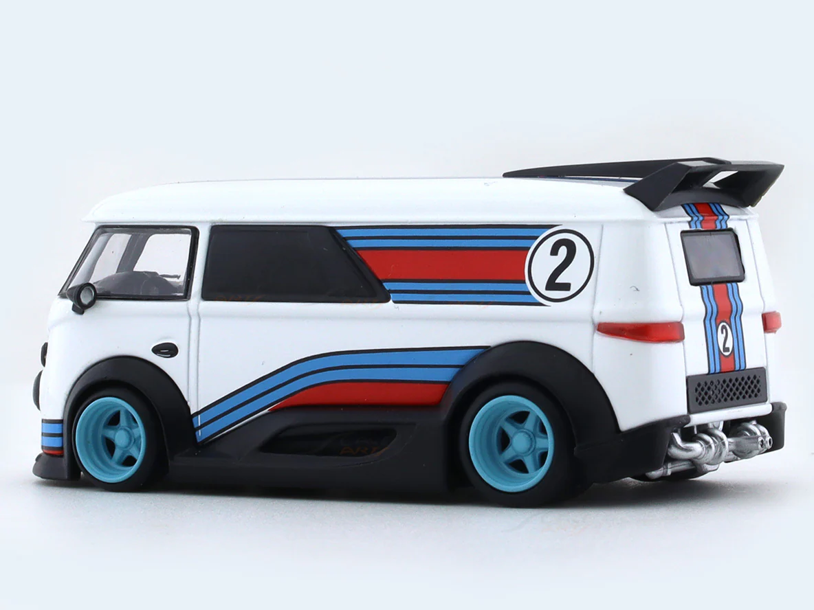 Volkswagen T1 martini 1:64 Mini Dream diecast scale model car miniature - Image 3