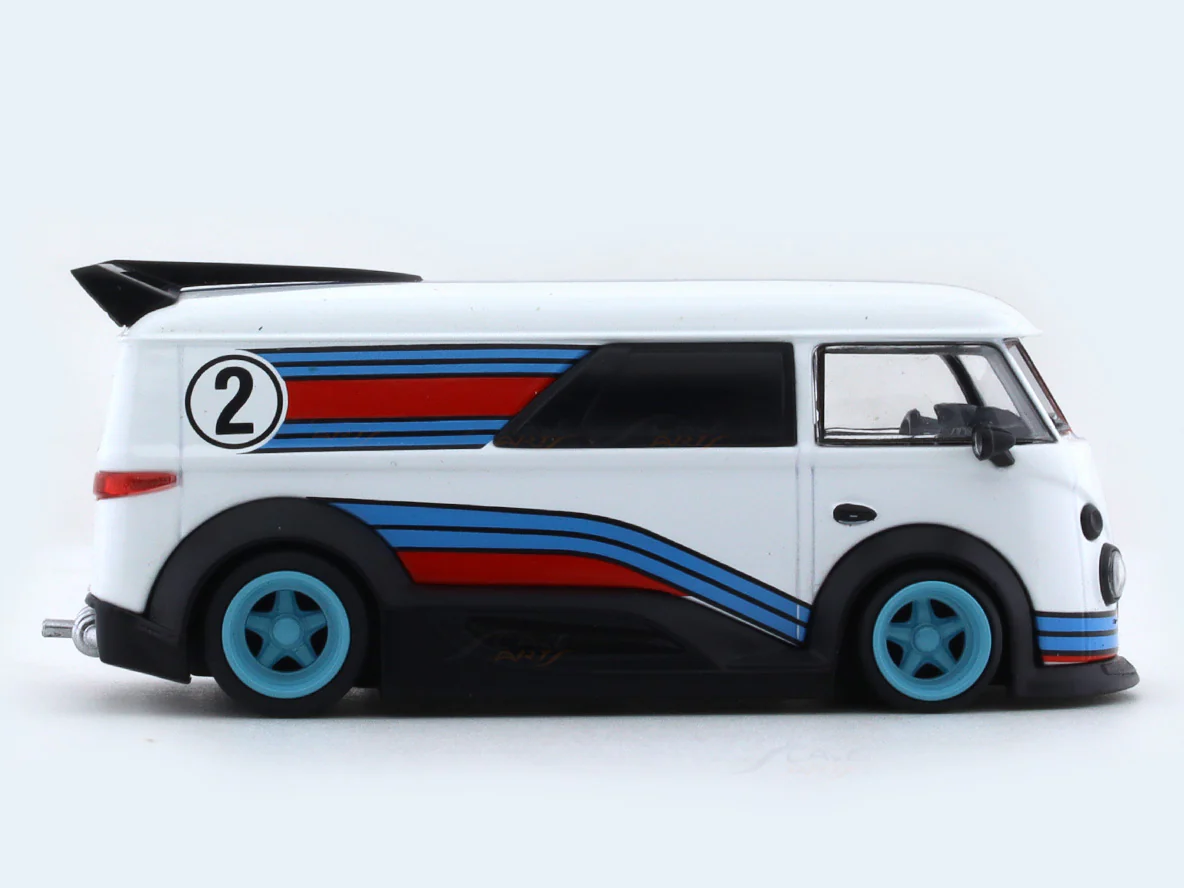 Volkswagen T1 martini 1:64 Mini Dream diecast scale model car miniature - Image 5
