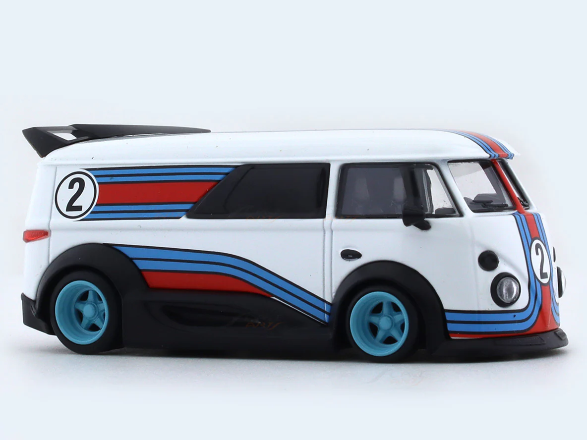 Volkswagen T1 martini 1:64 Mini Dream diecast scale model car miniature - Image 6
