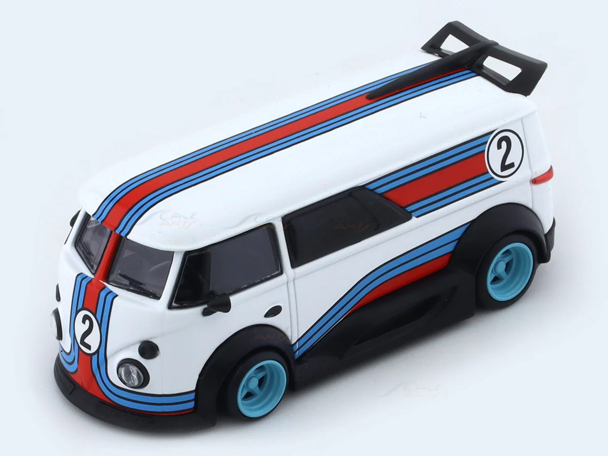 Volkswagen T1 martini 1:64 Mini Dream diecast scale model car miniature - Image 7